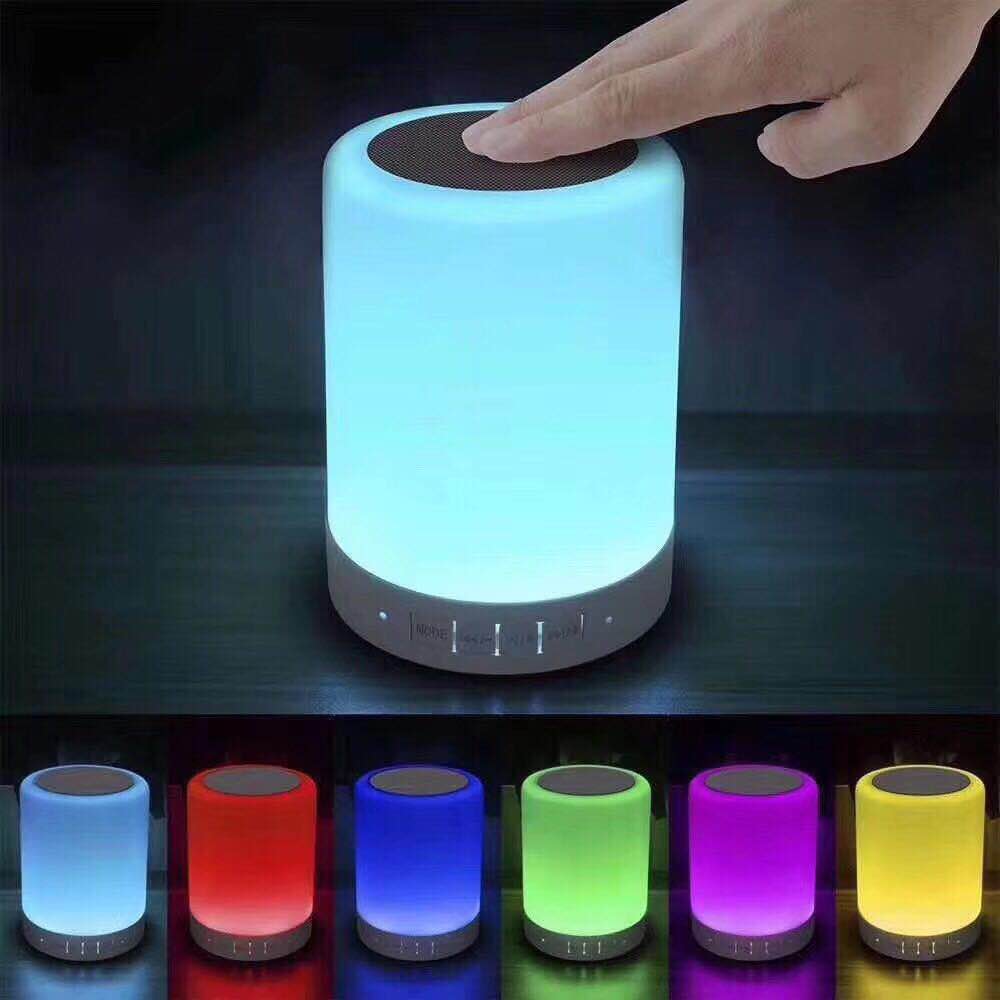 Night Light with Bluetooth Speaker Portable Wireless