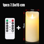 3pcs/lot LED Candles Light Flameless Tea Lights Remote Creative