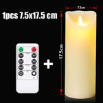 3pcs/lot LED Candles Light Flameless Tea Lights Remote Creative