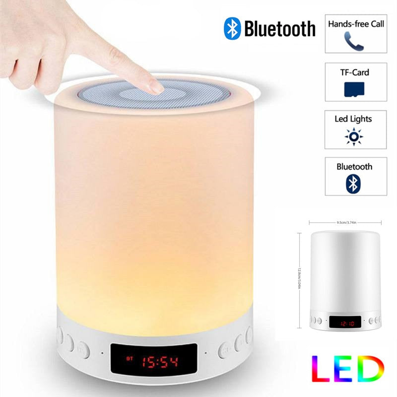 Night Light with Bluetooth Speaker Portable Wireless