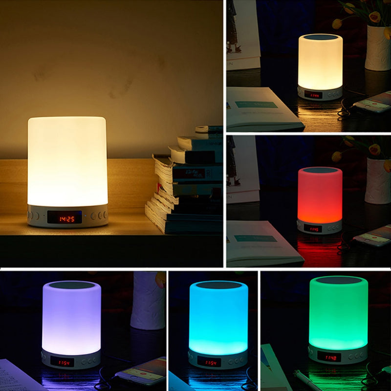 Night Light with Bluetooth Speaker Portable Wireless