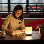 Night Light with Bluetooth Speaker Portable Wireless