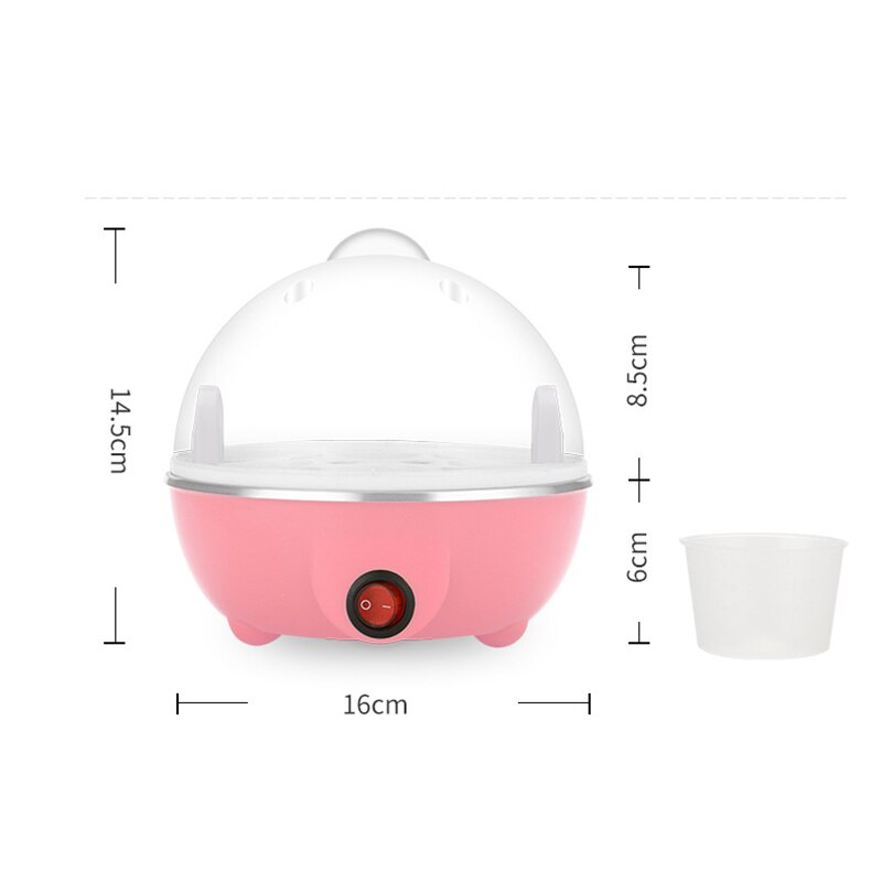 Electric Fast Egg Cooker Automatic Steam 7 Eggs Boiler