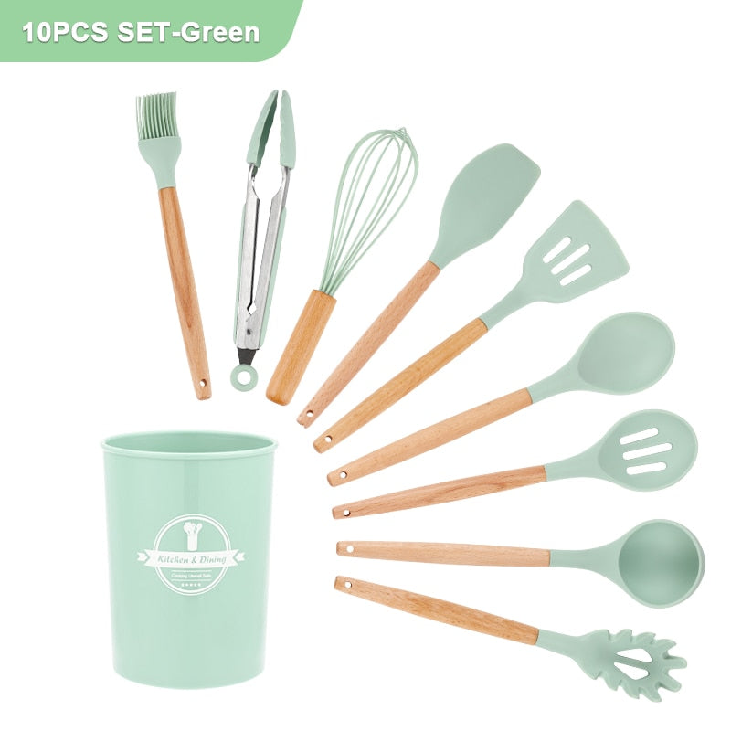 Silicone Kitchen Utensils Set