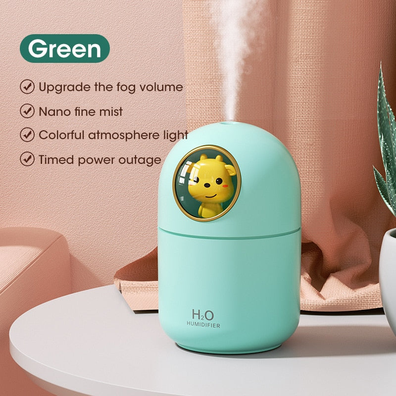 Home Mini Air Humidifier Car Air Freshener Essential Oil Diffuser