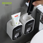 ECOCO Automatic Toothpaste Dispenser Wall Mount Bathroom