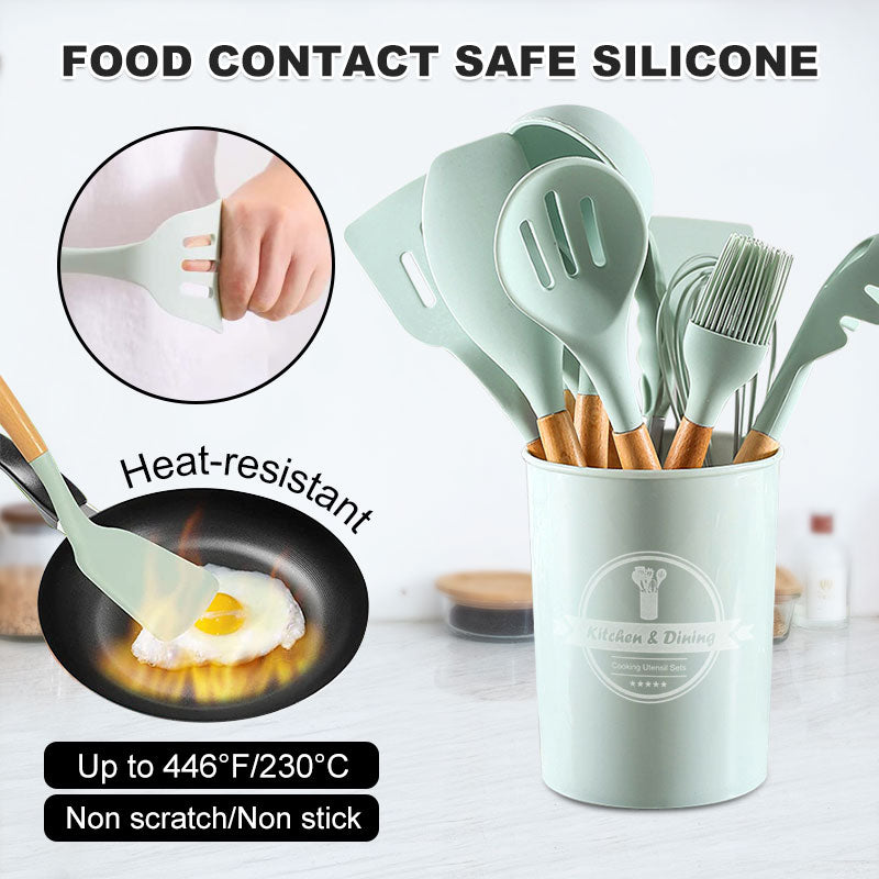 Silicone Kitchen Utensils Set