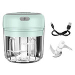 Mini Garlic Crusher Portable Chopper USB Charging