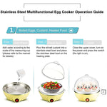 Electric Fast Egg Cooker Automatic Steam 7 Eggs Boiler