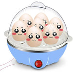 Electric Fast Egg Cooker Automatic Steam 7 Eggs Boiler